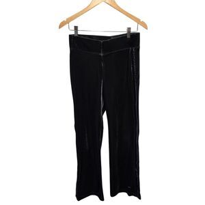 NIKE Velour Pants Zip Up Satin Trim XS Gray Velvet Soft 0-2‎